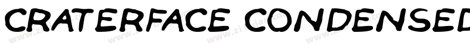 CraterFace Condensed BB字体转换